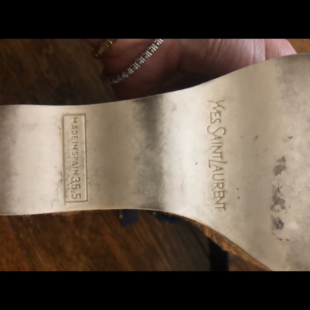 Authentic 💯 YSL Wedge - Picture 4 of 6